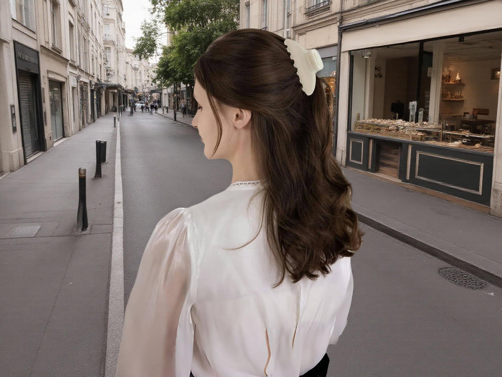 Design vif Séquin jaune des pinces OideGuiing pour un look quotidien ou événementiel.
