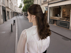 Design vif Séquin jaune des pinces OideGuiing pour un look quotidien ou événementiel.