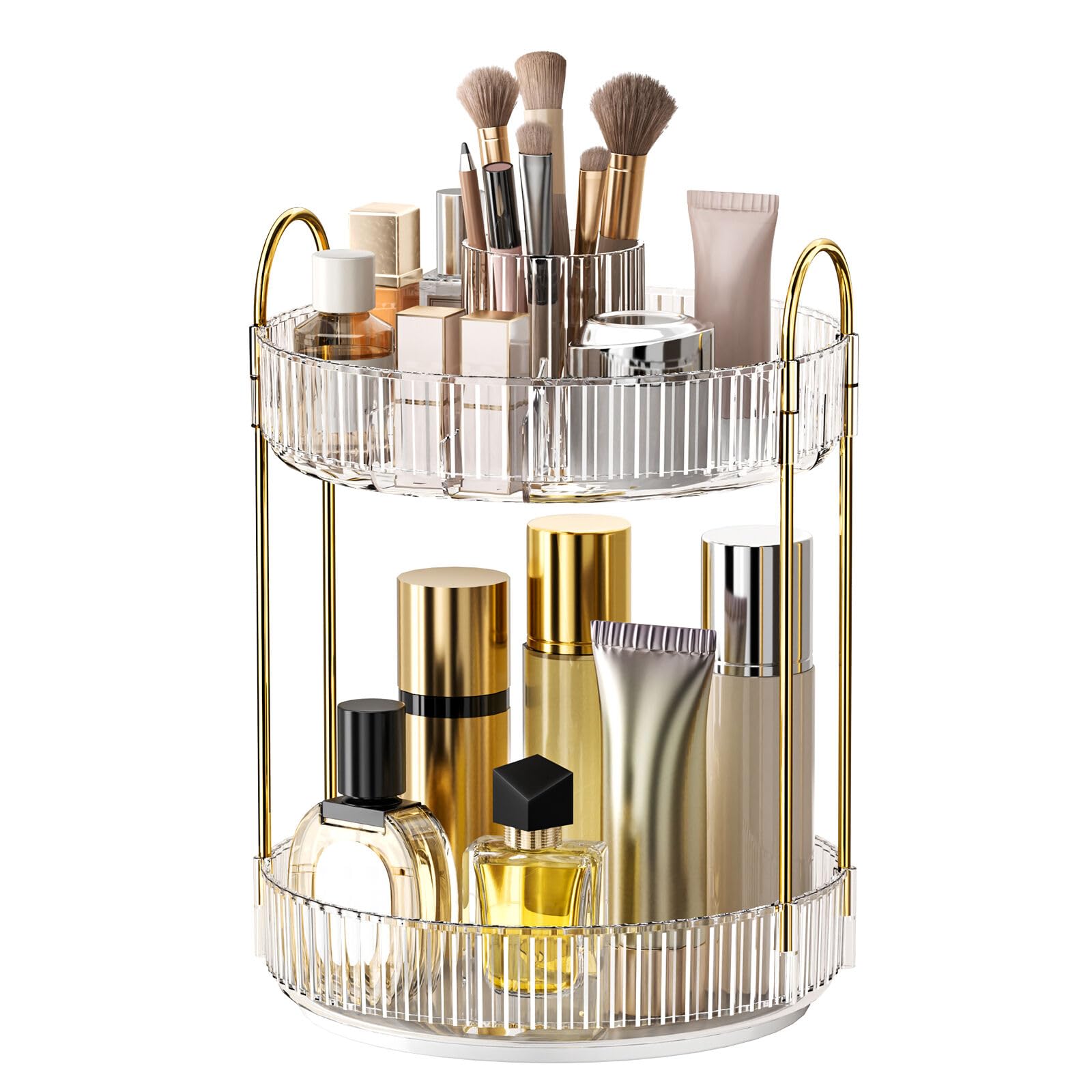 Oifecsie organisateur cosmétique grande capacité pour soins de la peau et maquillage.