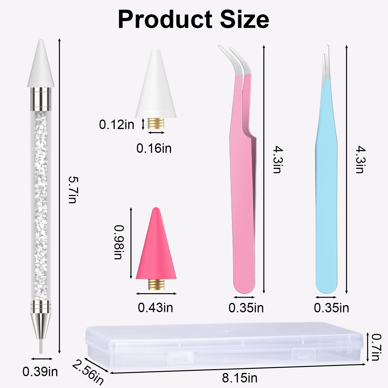OIFEN ensemble-accessoires-pierres-diamants-pour-manucure et bricolage.