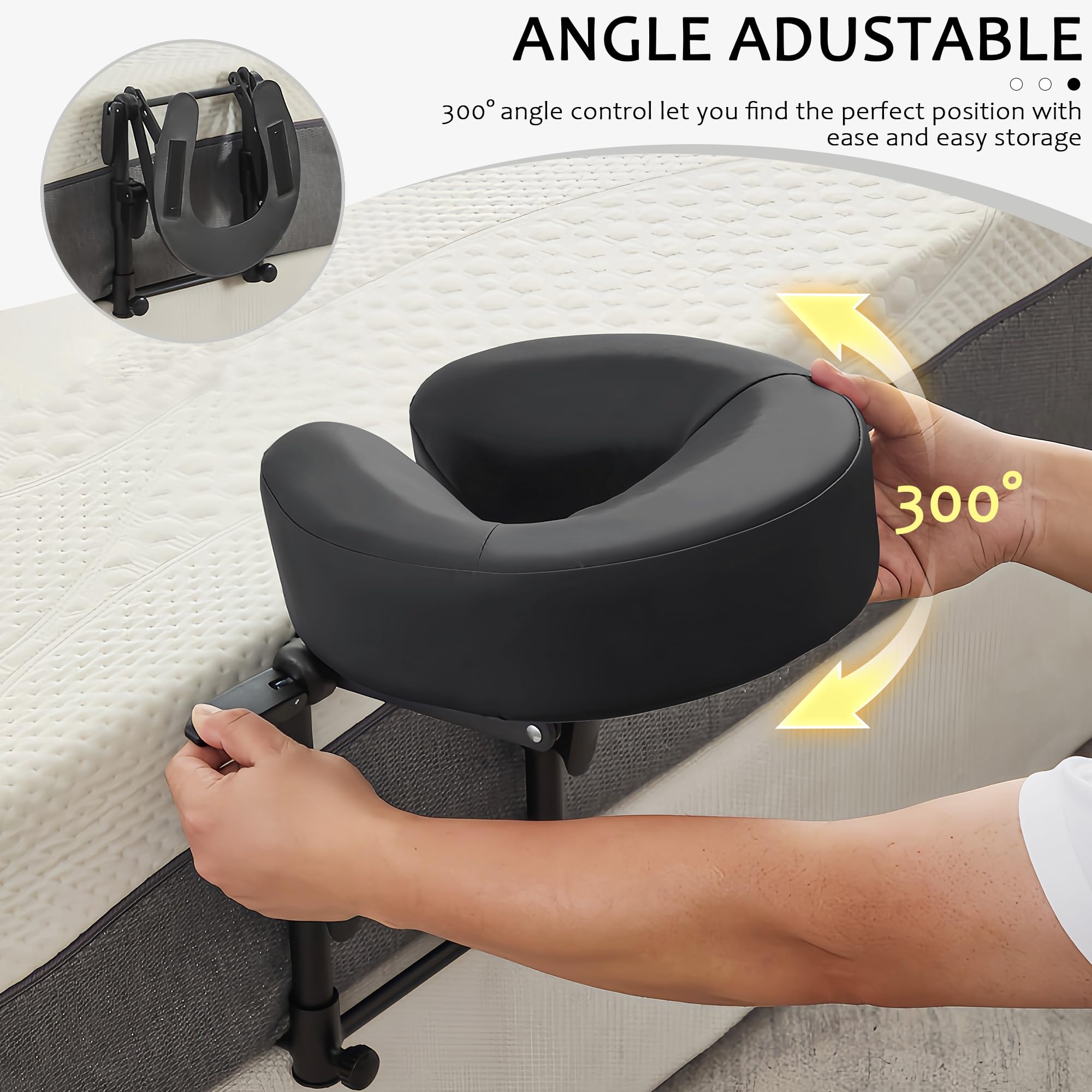 OIHYA reglage-angle-300, contrôle précis pour différentes positions.