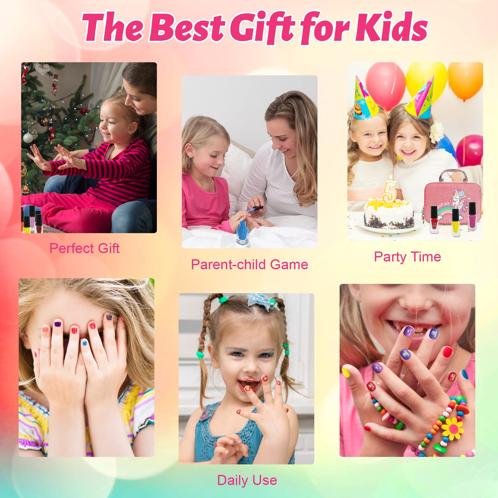Oisacirg cadeau-idéal-fille: coffret coloré pour anniversaires et fêtes.