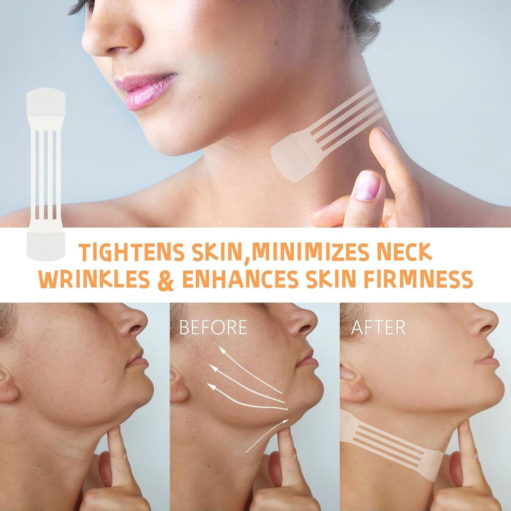 OJJ bande adhésive cou-visage invisible pour un look naturel.