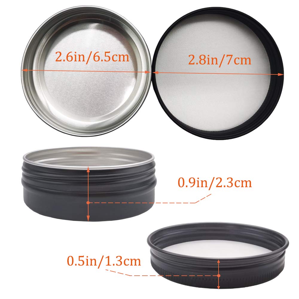 OJYUDD pot aluminium noir réutilisable — format voyage pratique.