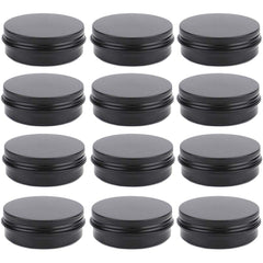 OJYUDD pot aluminium rond 2oz — rangement compact pour cosmétiques.