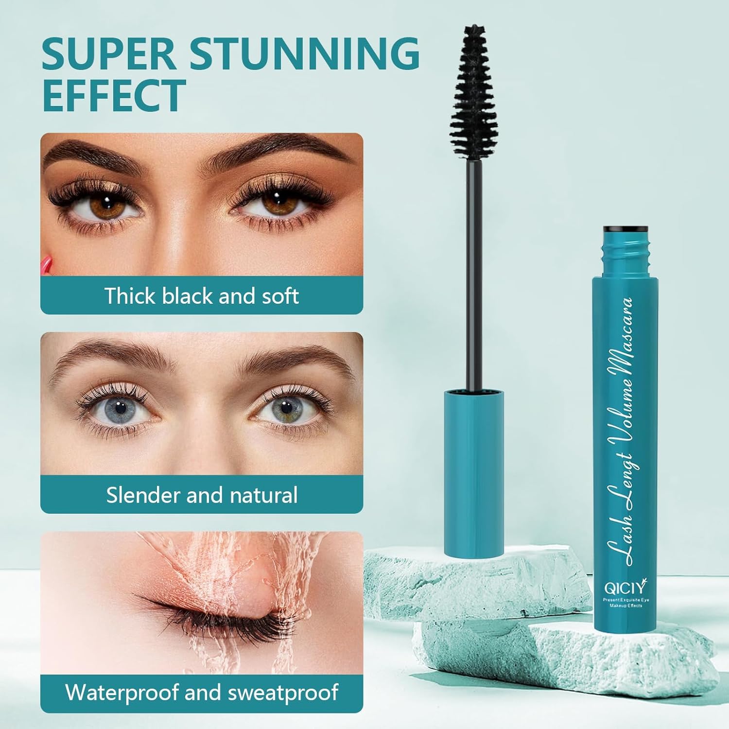 Okutani Mascara Extension Application Facile: brosse qui sépare et recouvre chaque cil