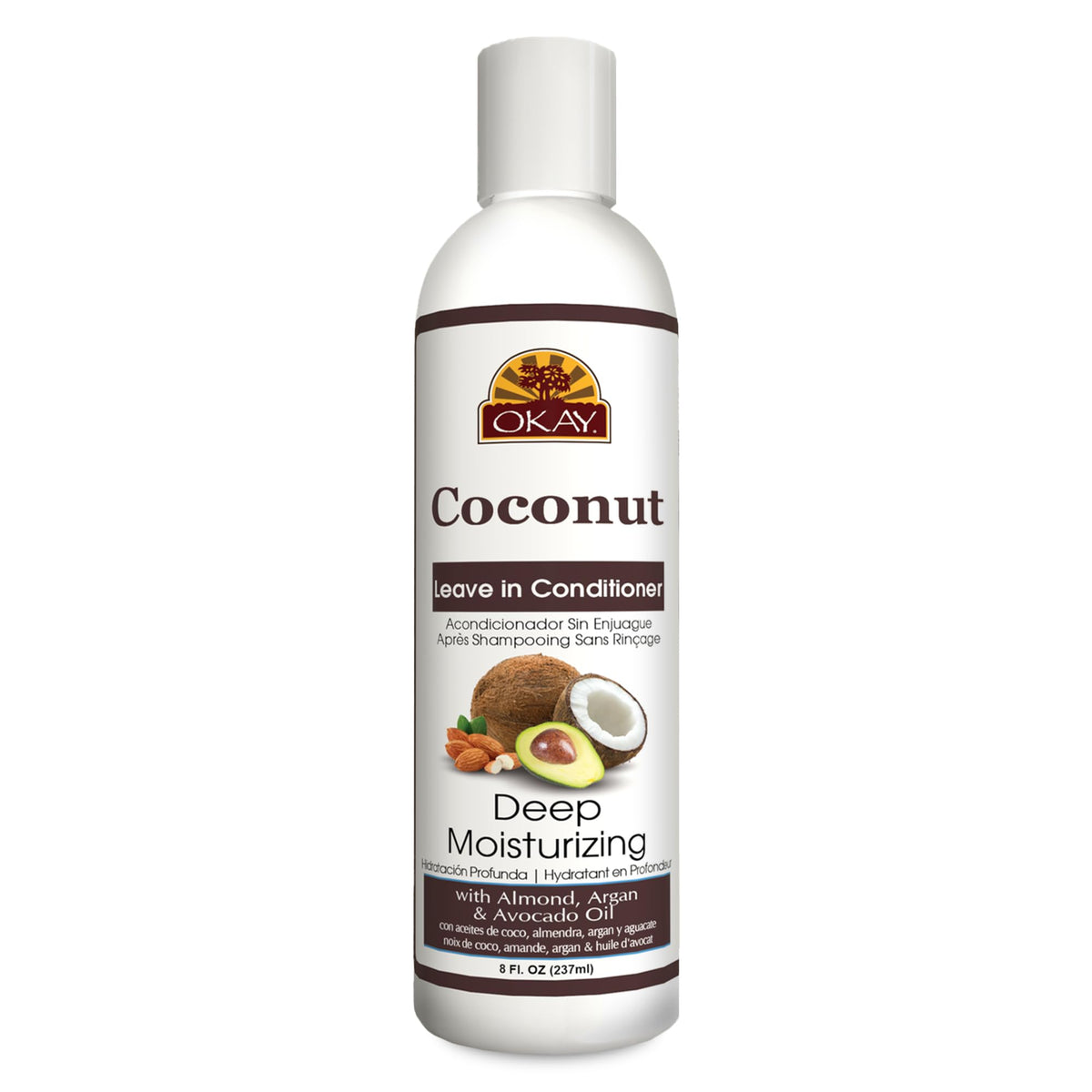 Okay Coconut – bouteille sans rinçage, démêlage rapide des boucles.