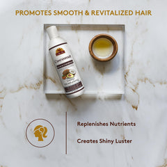 Okay Coconut – ingrédients amande, ricin et argan nourrissant les longueurs.