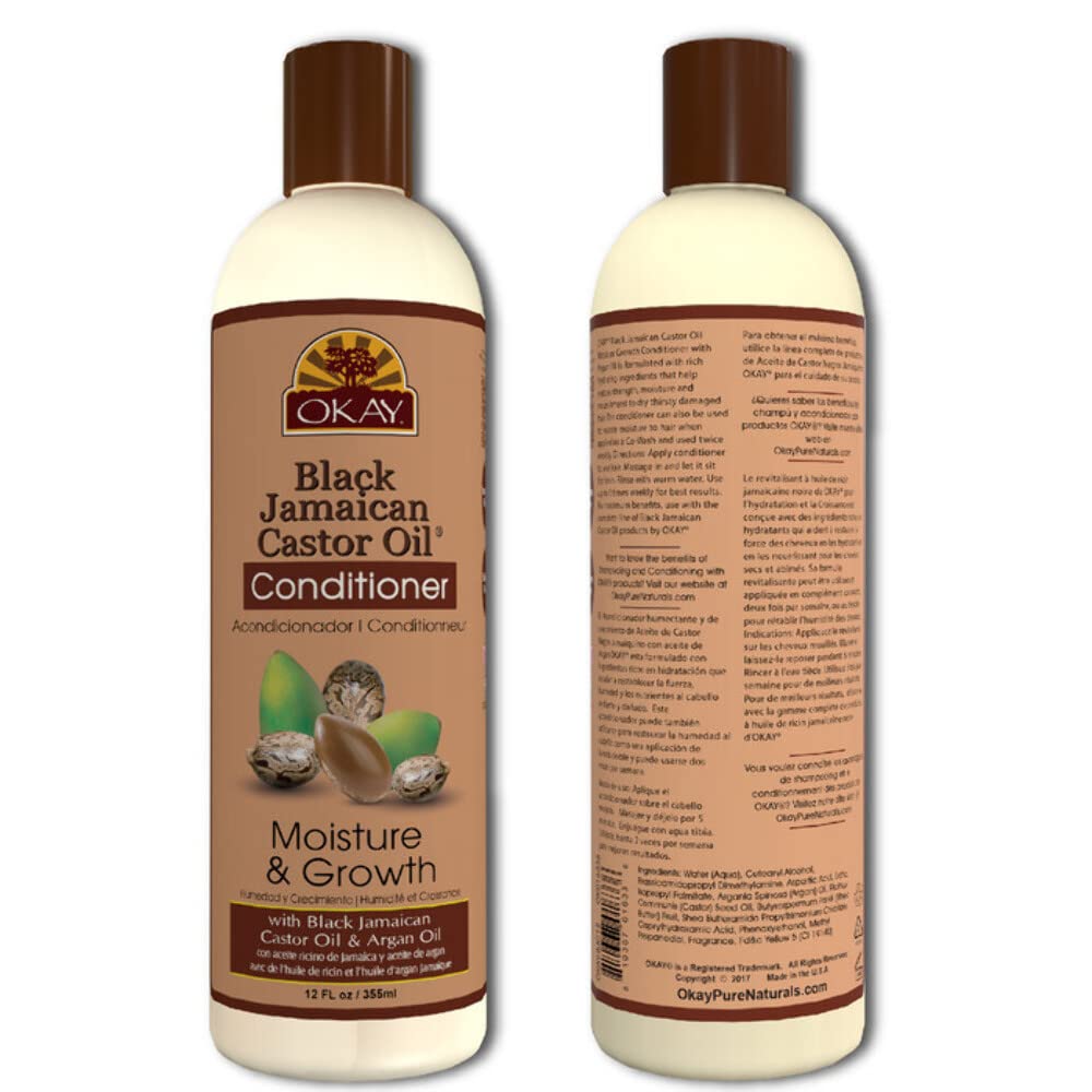 OKAY Ingrédients naturels: ricin, karité, coco et argan.