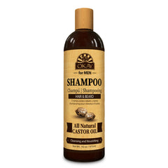 OKAY pour homme – Shampoing castor, bouteille, hydratation des cheveux.