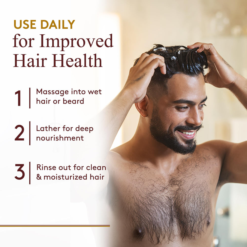 OKAY pour homme – Shampoing castor, protection, barbe et cheveux.