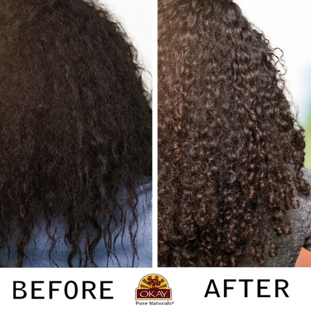 OKAY Shampoing Ricin Noir Jamaïcain – utilisation quotidienne recommandée sur cheveux.