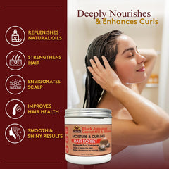 OKAY texture crèmeuse sorbet définissant les boucles sans les alourdir