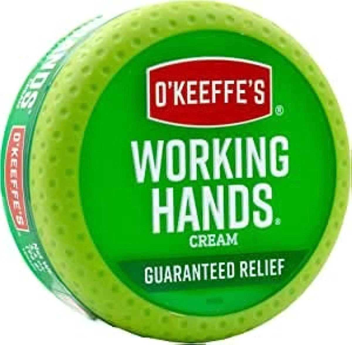 Crème pour les mains O'Keeffe's dans le pot de 3,4 oz offrant hydratation durable.