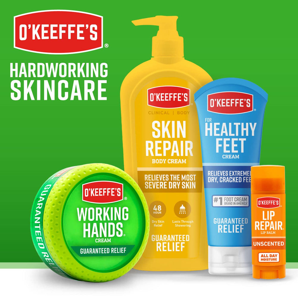 Hydratation immédiate des pieds avec la Crème O'Keeffe's