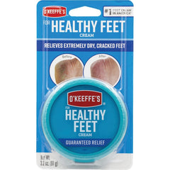 Crème pour les pieds sains d'O'Keeffe's dans le flacon, hydratation durable.
