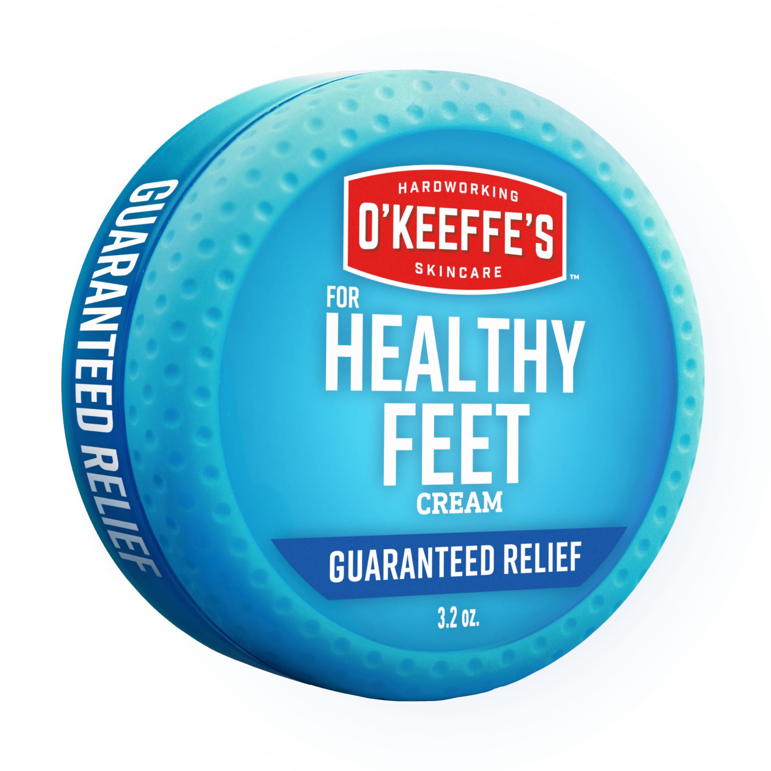 Crème O'Keeffe's Healthy Feet en pot, hydratation intense pour pieds secs.