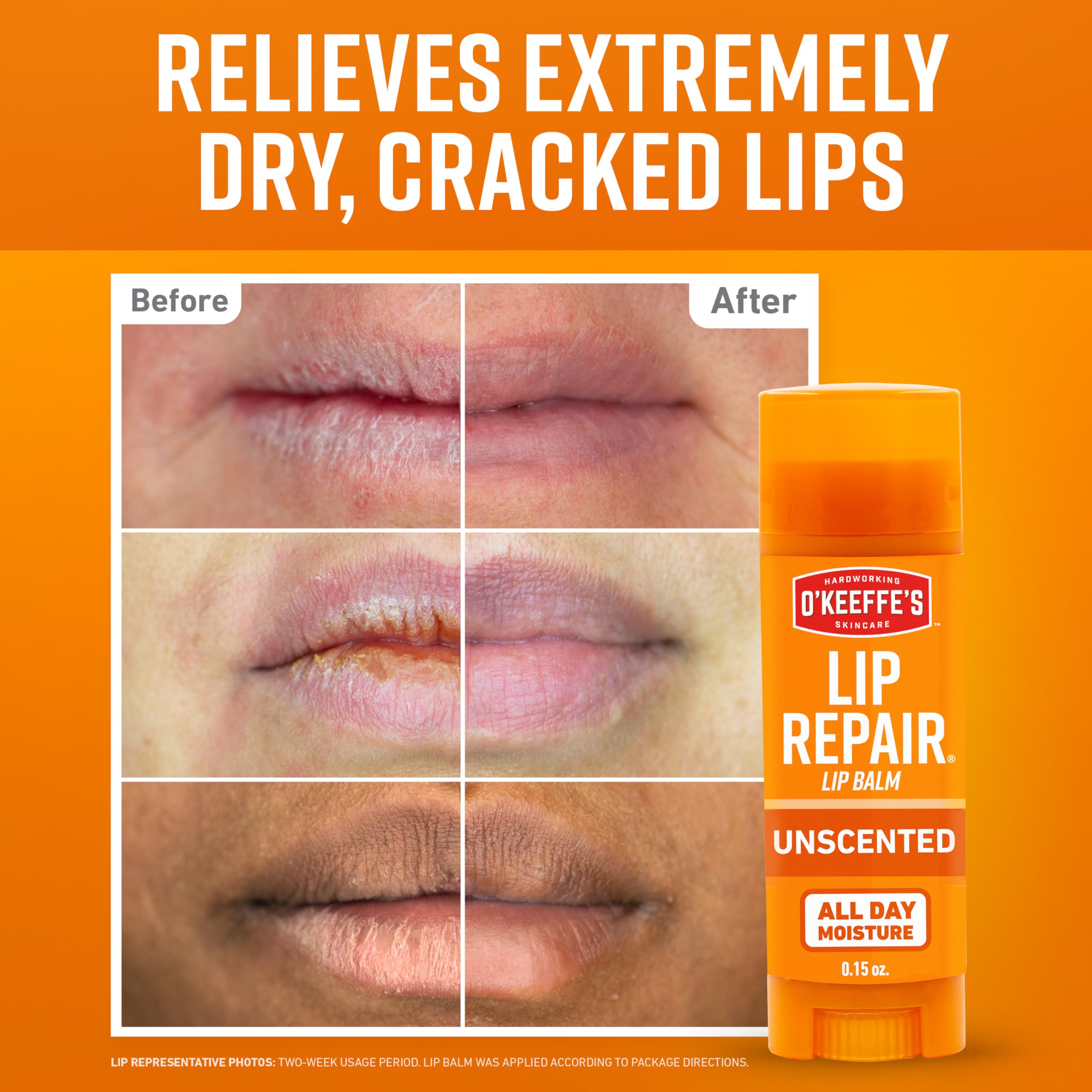 O'Keeffe's Lip Repair Stick Originale – texture crèmeuse et agréable