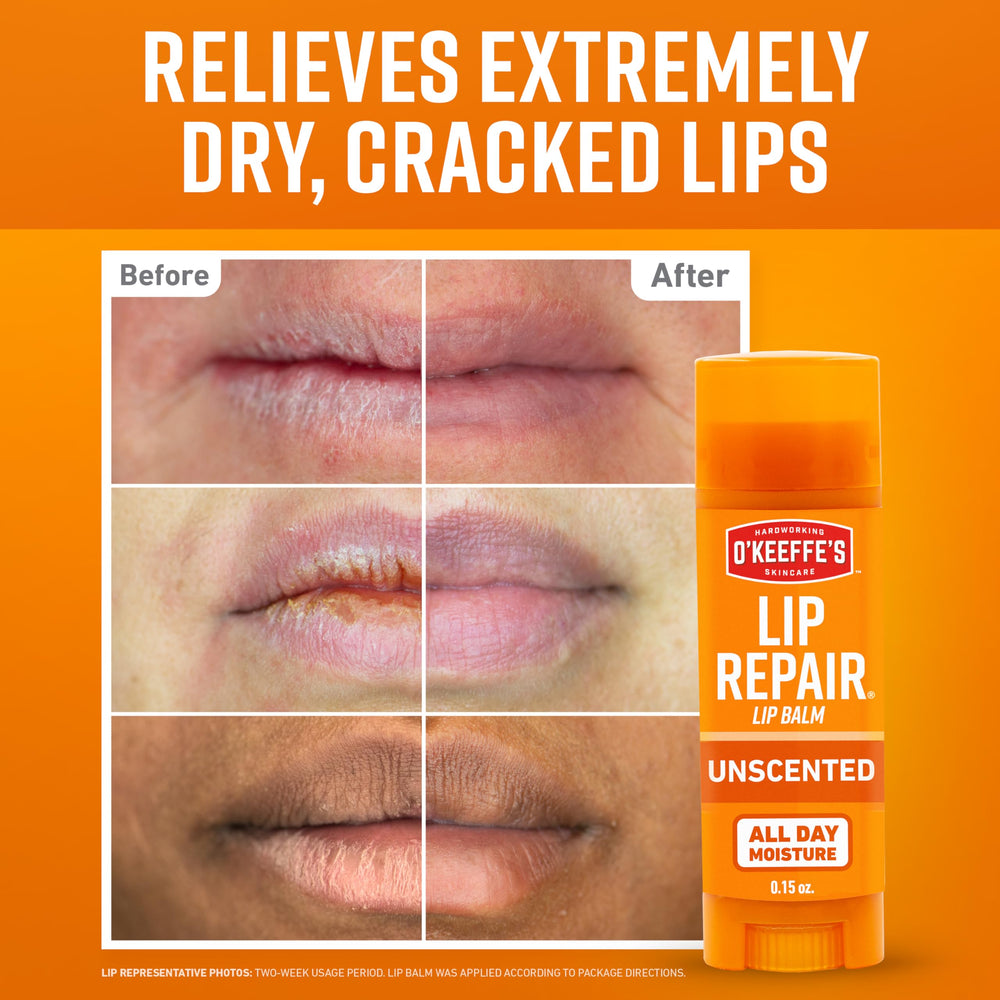 O'Keeffe's Lip Repair Stick Originale – texture crèmeuse et agréable