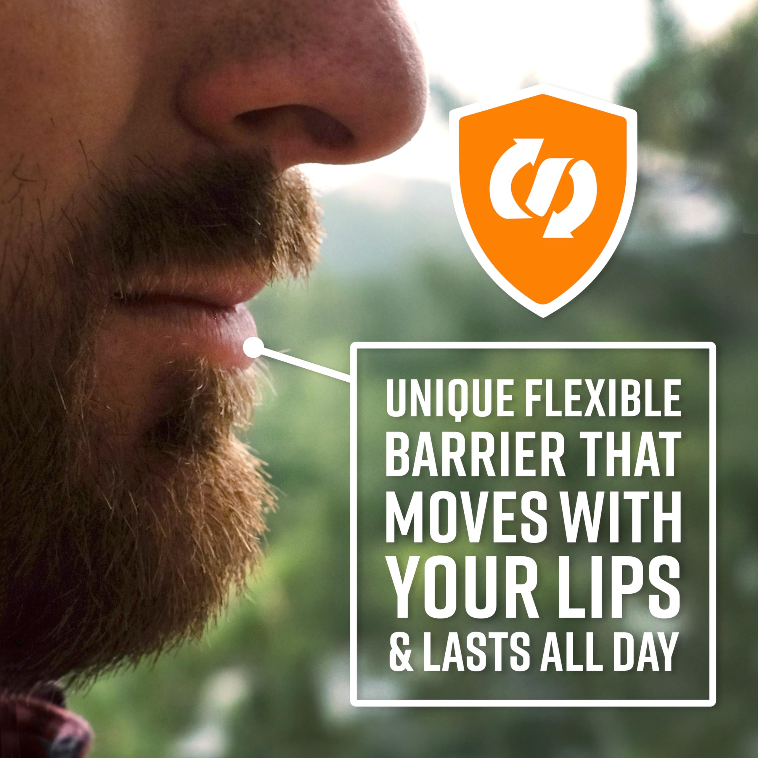 O'Keeffe's Lip Repair tube sans parfum pour lèvres sensibles.