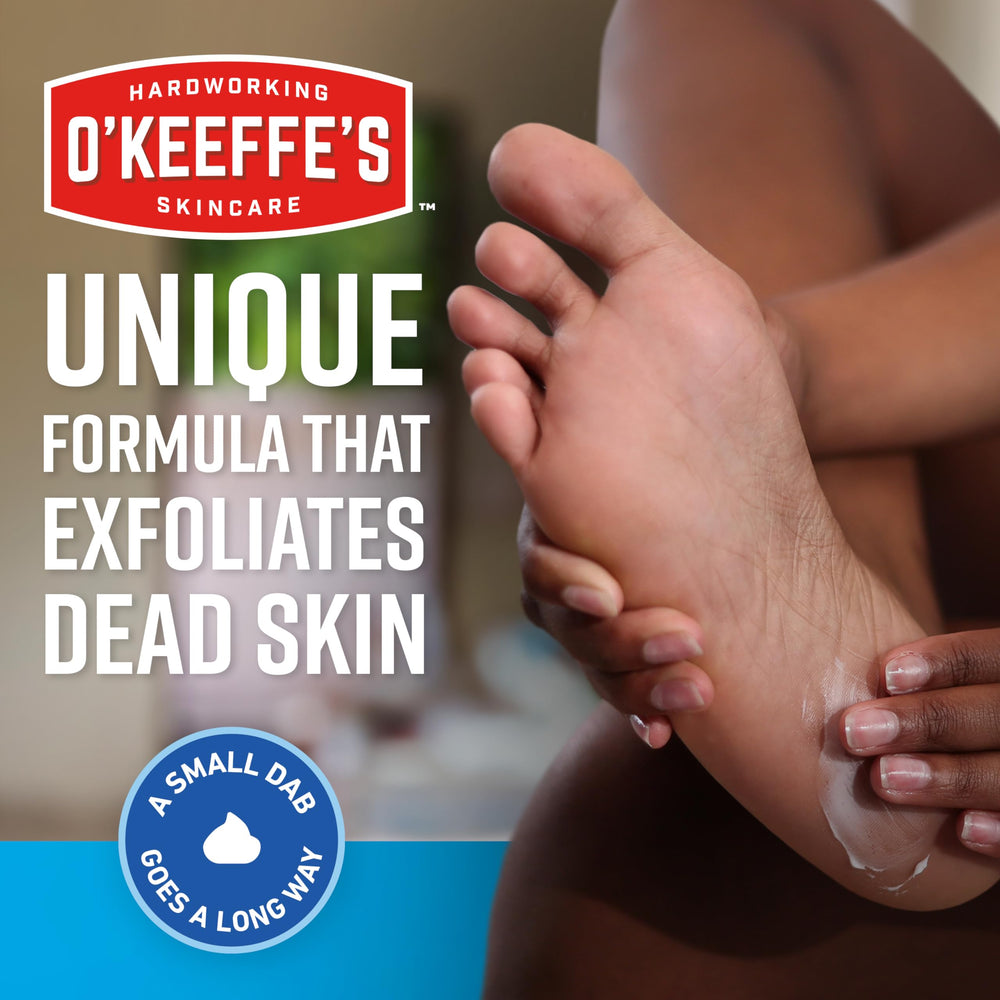 Emballage voyage O'Keeffe's - tube compact pratique pour pieds.
