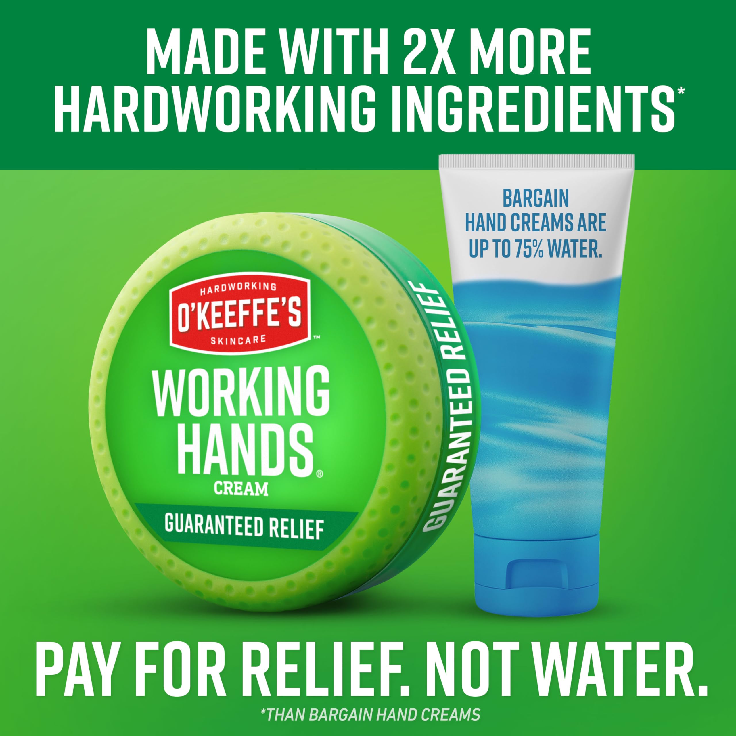O'Keeffe's Working Hands applying after washing for lasting hydration