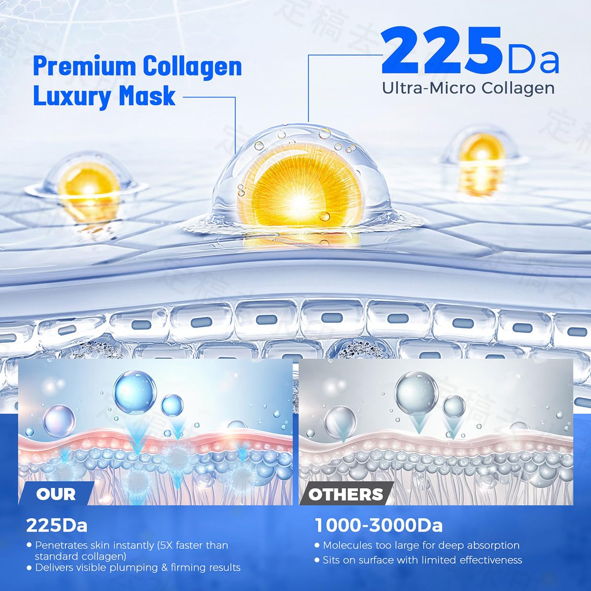Okela cooling hydrogel comfort helps reduce puffiness with a refreshing feel.