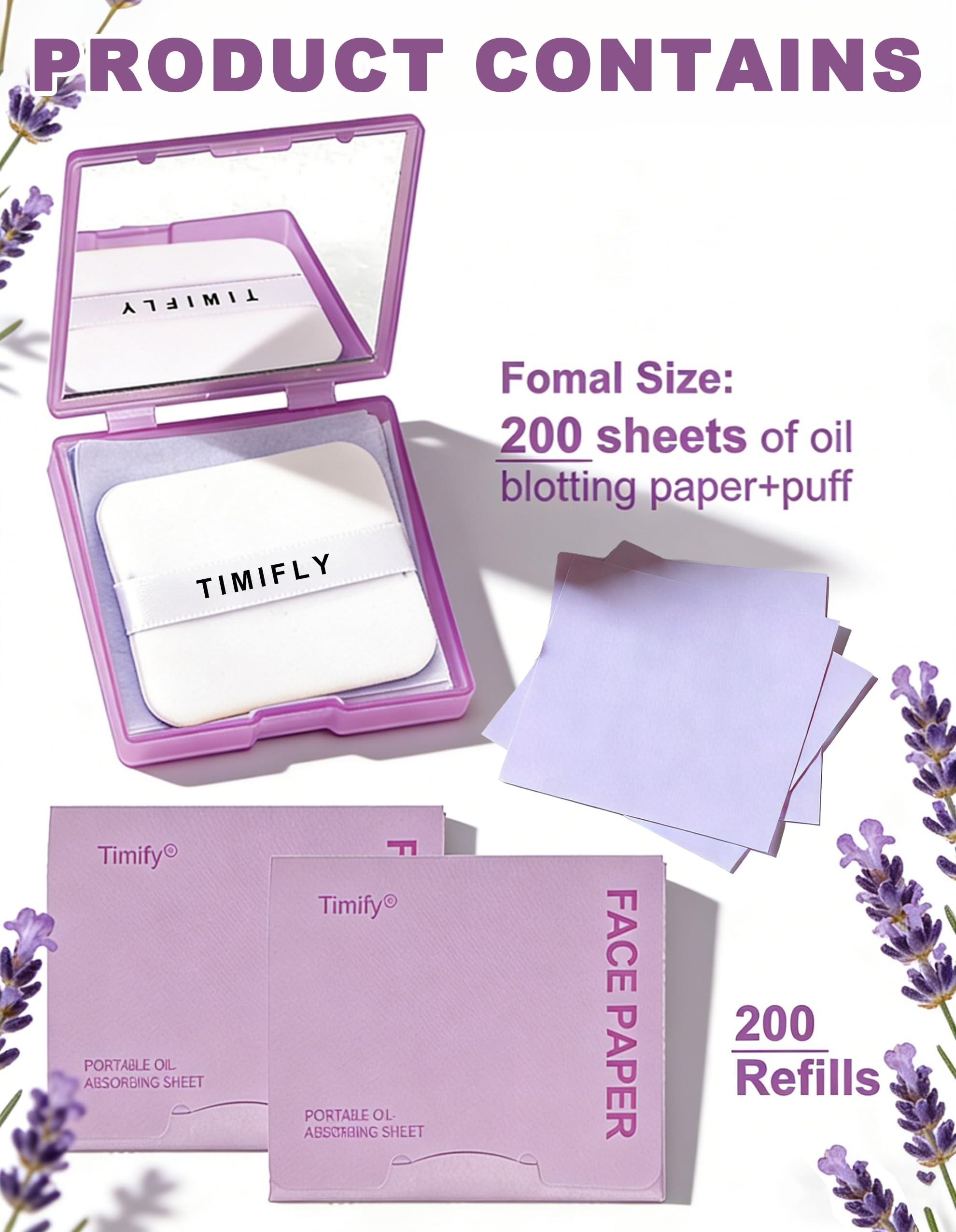 Okerker feuilles absorbantes utilisées en déplacement pour peau mate.