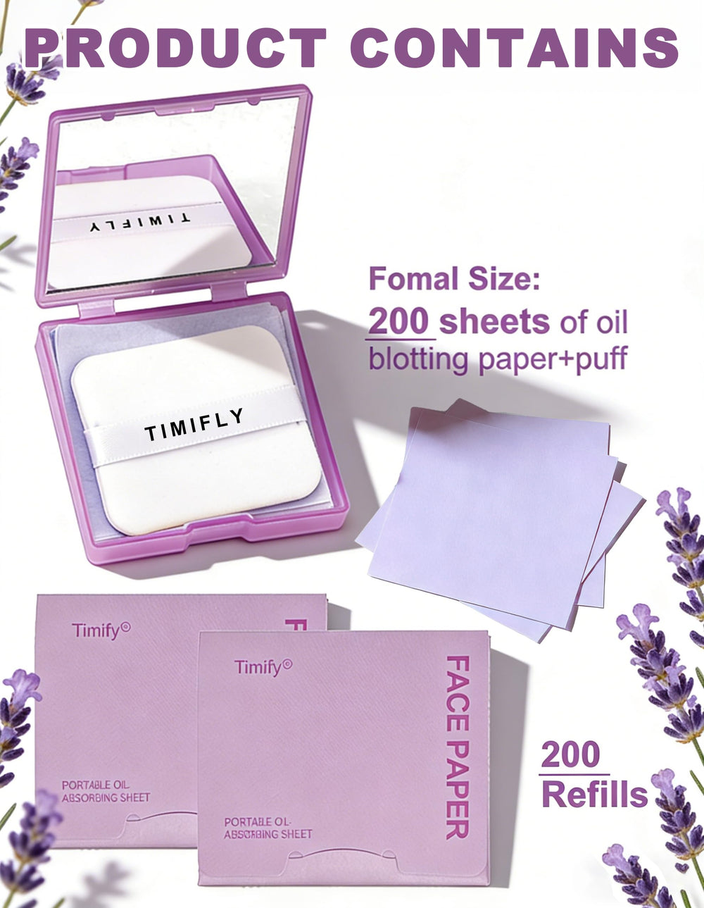 Okerker feuilles absorbantes utilisées en déplacement pour peau mate.