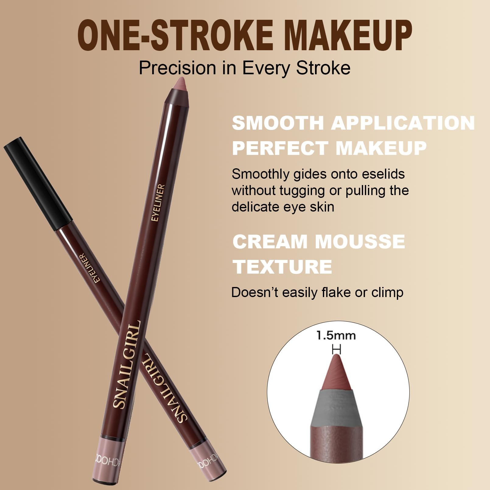 Okerker gamme de 7 teintes prune pour différents looks.