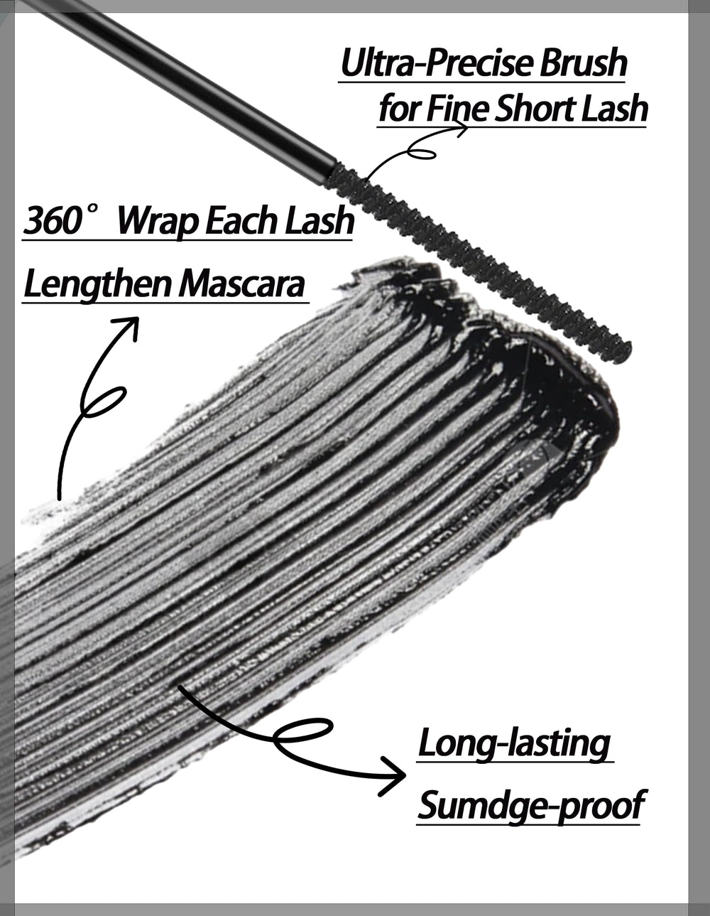 Mascara Okerker sans paquets pour une apparence sans impuretés