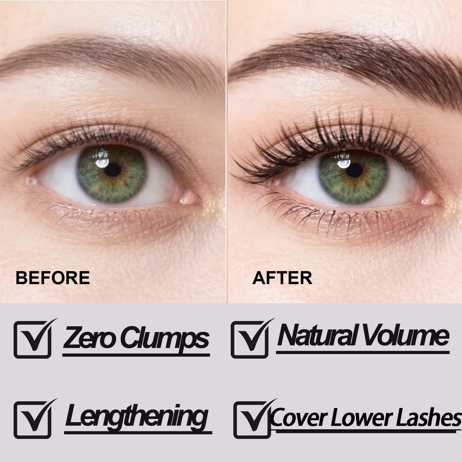 Mascara Okerker waterproof résistant à l’eau et à la transpiration