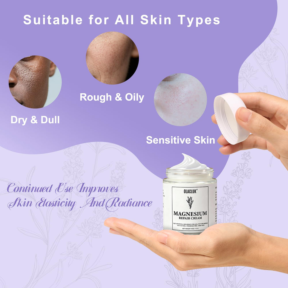 Lavender aroma from OLACLUK Neuropathy Cream during application.