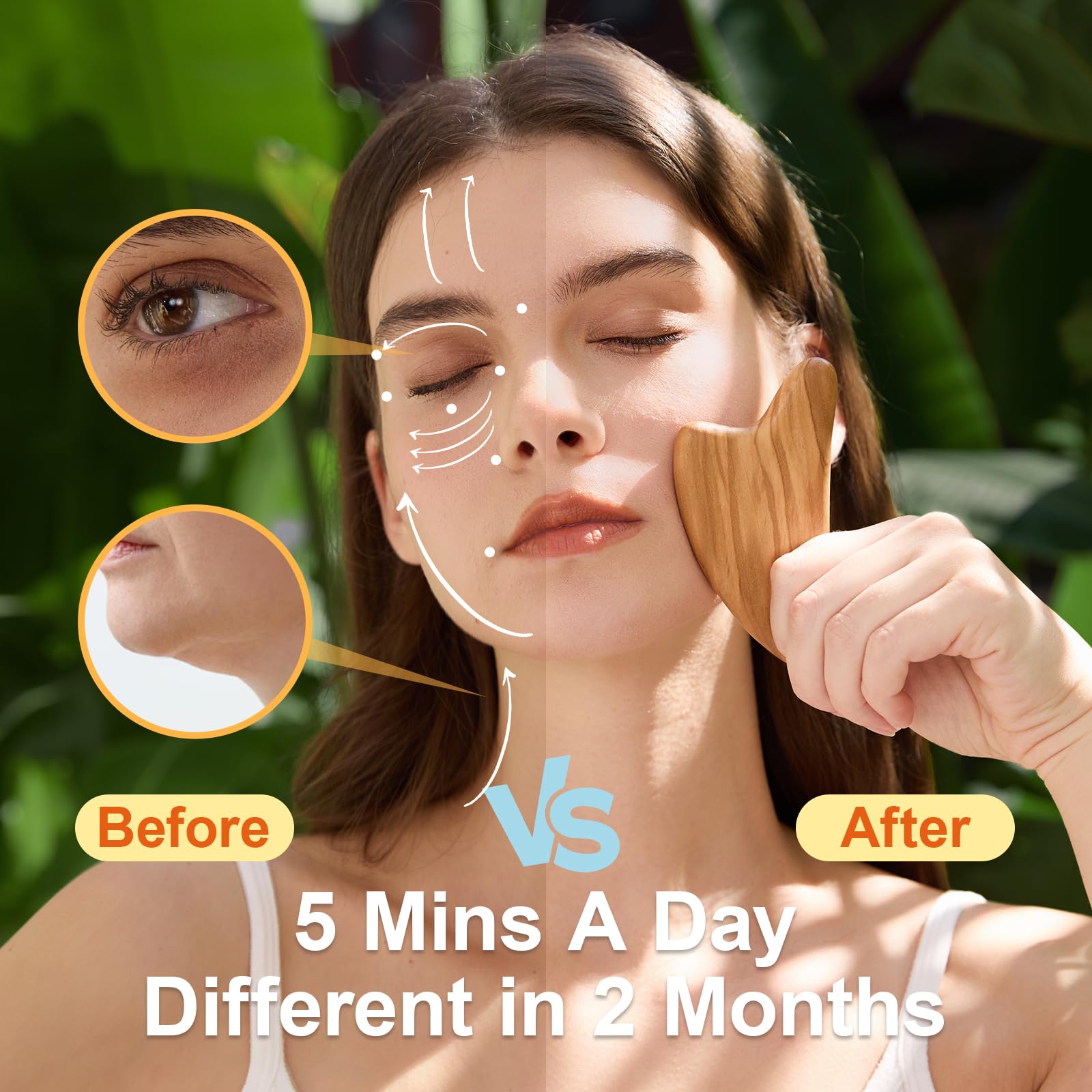 Olaemuo Gua Sha simple à utiliser avec huile – routine soin rapide.