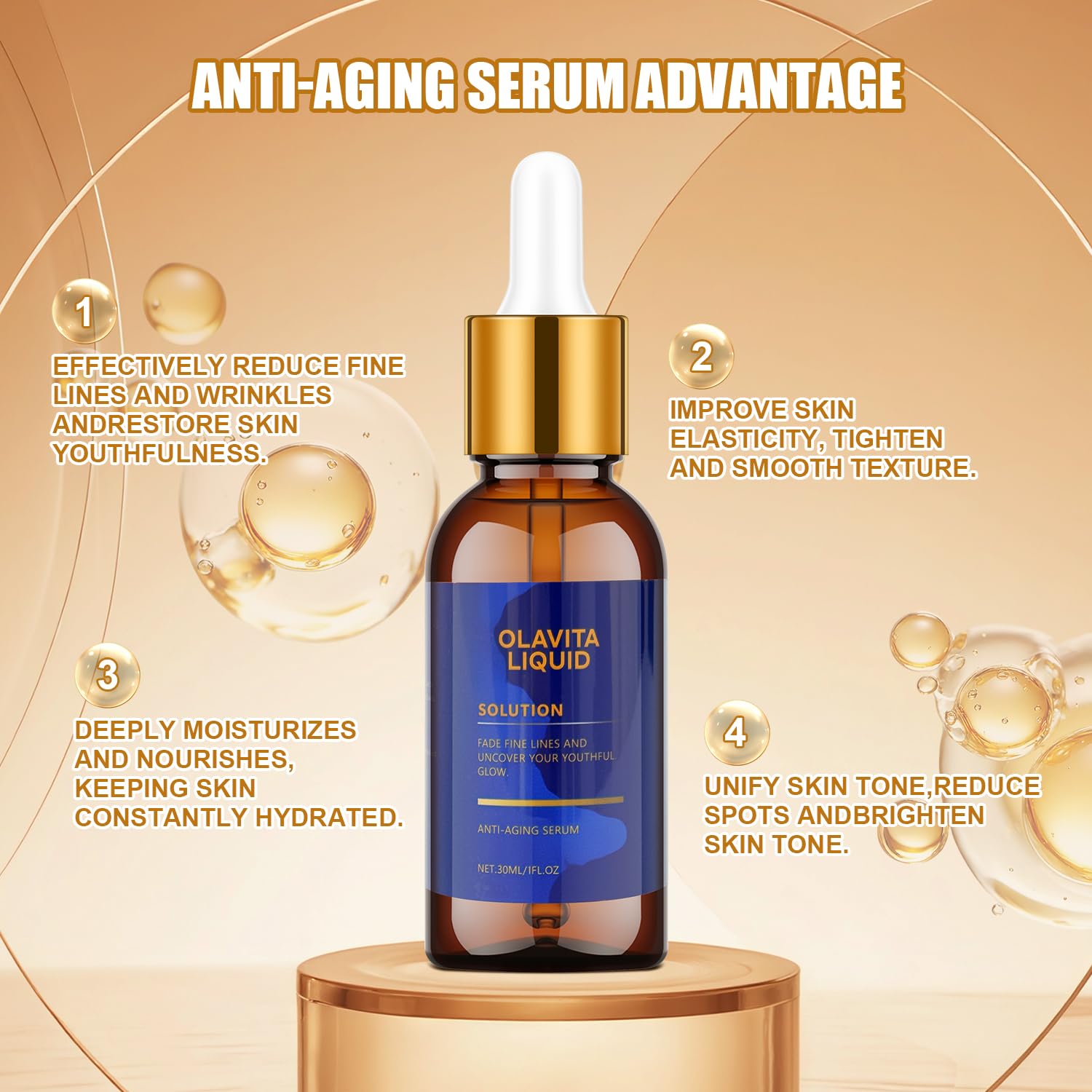 Olavita Liquid apply instruction scene illustrating proper use