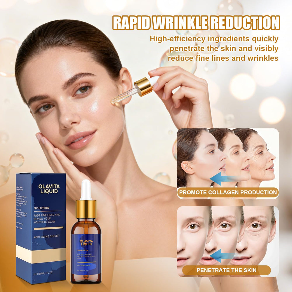 Olavita Liquid vitamin C and E ingredients highlighting nourishing antioxidants