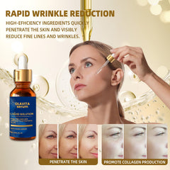 Olavita Serum natural extracts highlight vitamin C and E benefits.