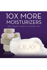 Boîte Olay de 12 barres, format économique pour routine hydratante.