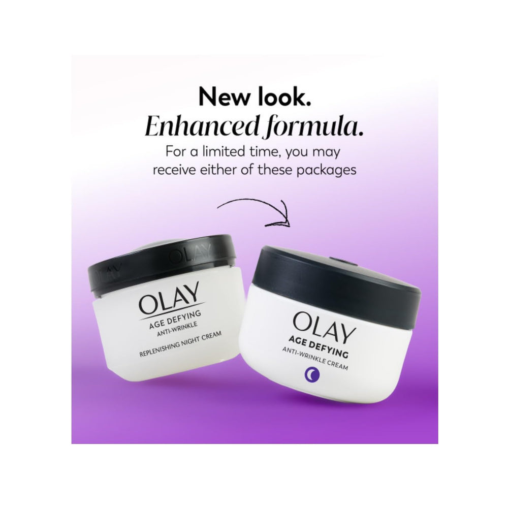 Olay Crème Nuit Anti-Rides – Rituel soin nocturne pour peau reposée