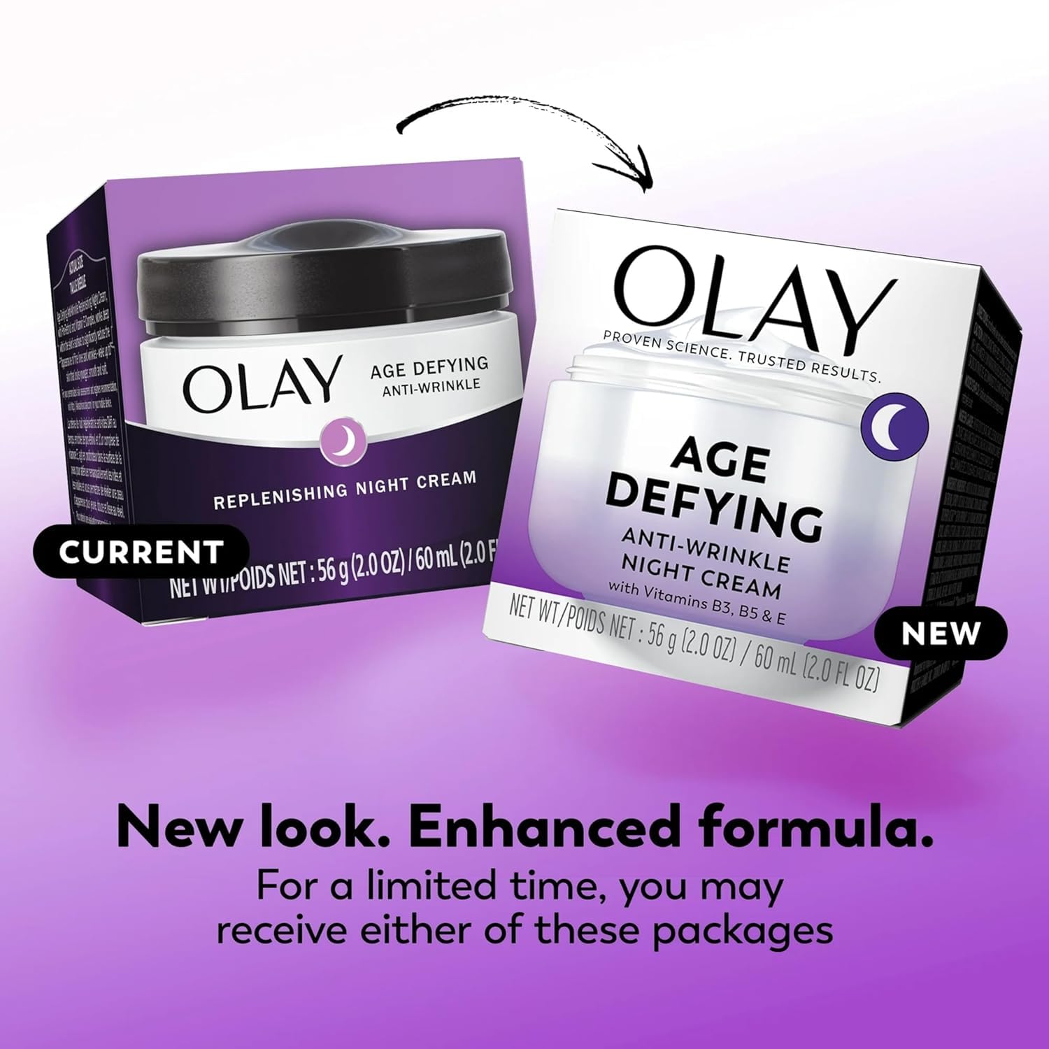 Olay Crème Nuit Anti-Rides – Texture appliquée: absorption rapide sans gras