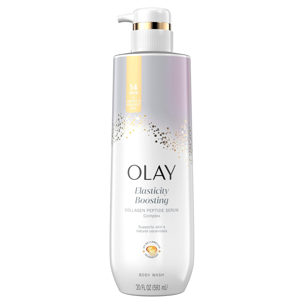 Bouteille Olay Douche Corps prête pour une hydratation quotidienne.