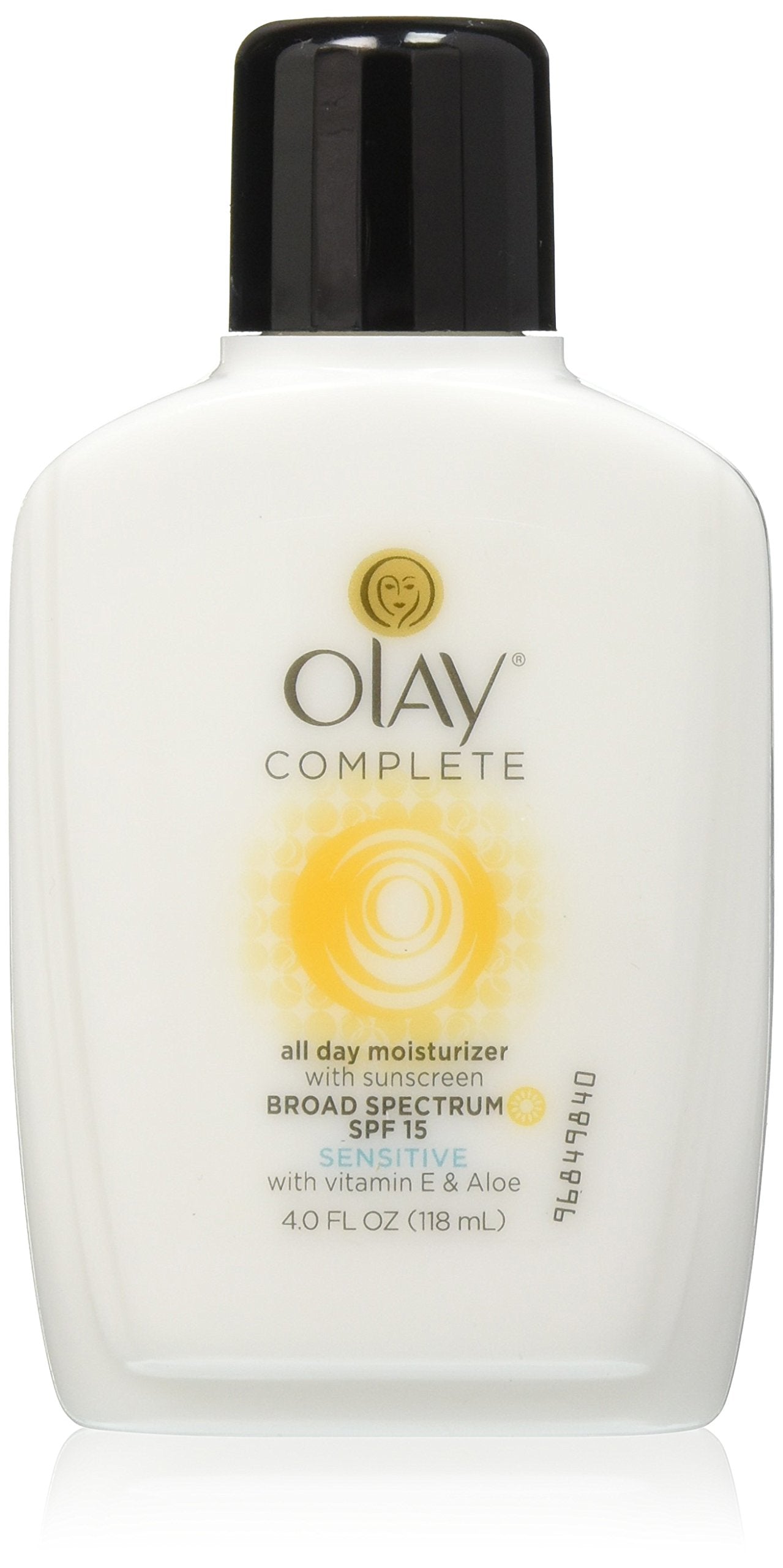 OLAY hydratant quotidien SPF 15 pour peaux sensibles, lot de 2, hydratation douce et protection légère