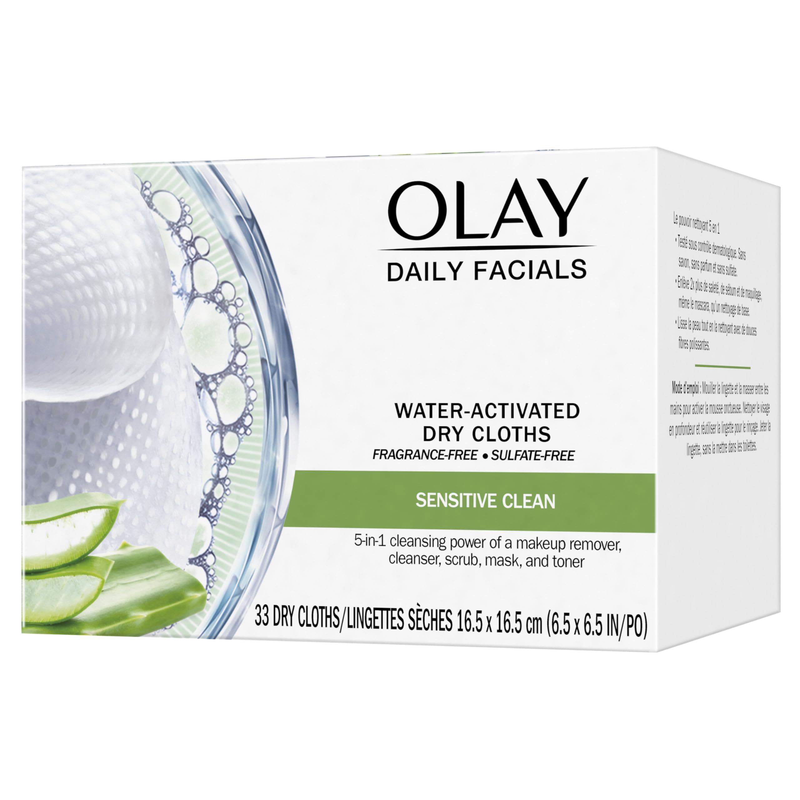 Olay lingettes texture douce pour un rituel agréable
