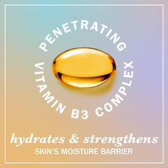 Formule vitamine B3 d’Olay pour une hydratation durable.