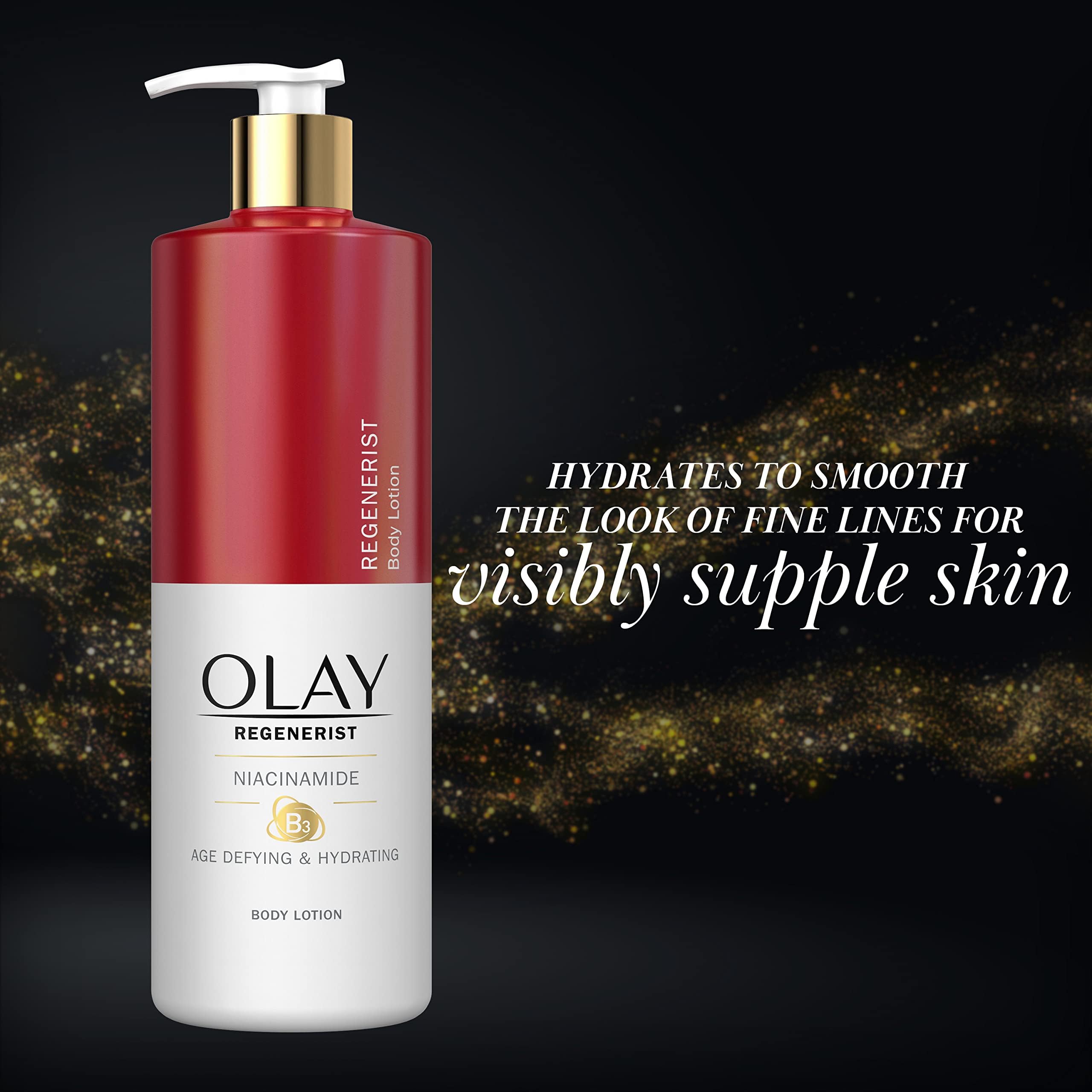 Olay Niacinamide absorption rapide – peau confortable et nourrie en profondeur.
