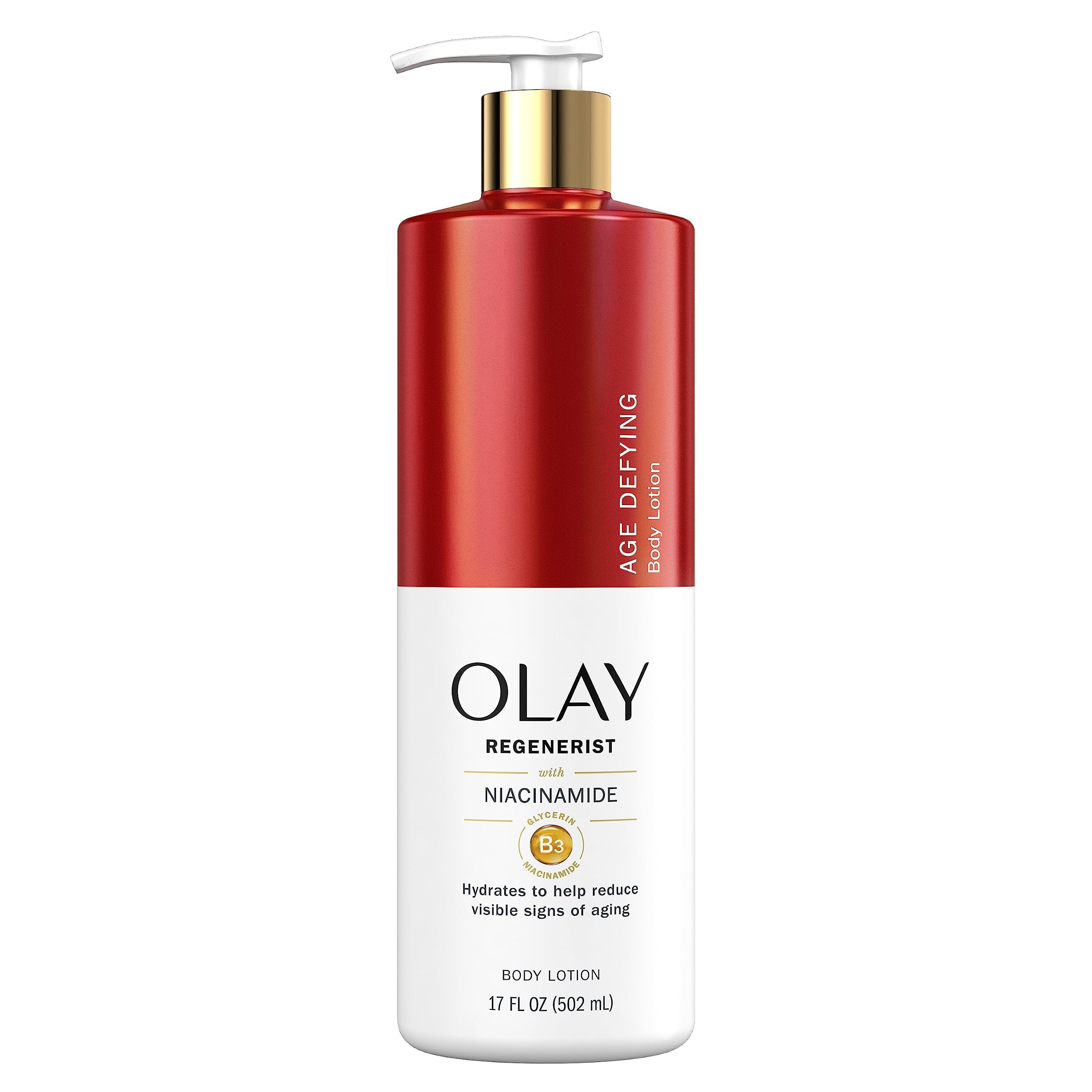 Olay Niacinamide application – texture légère et pénétration rapide.