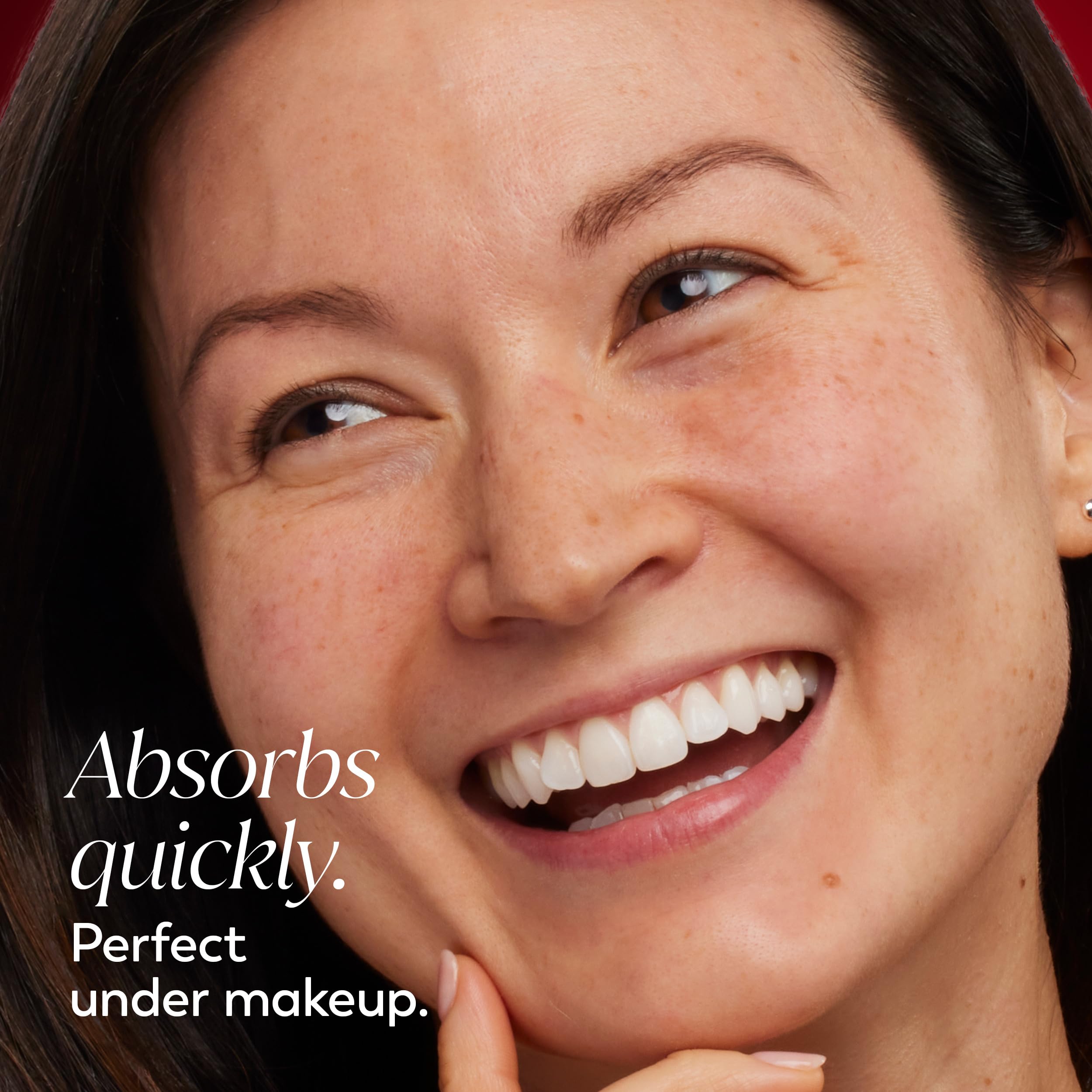 Olay Niacinamide Sous maquillage compatible — base idéale pour le maquillage.