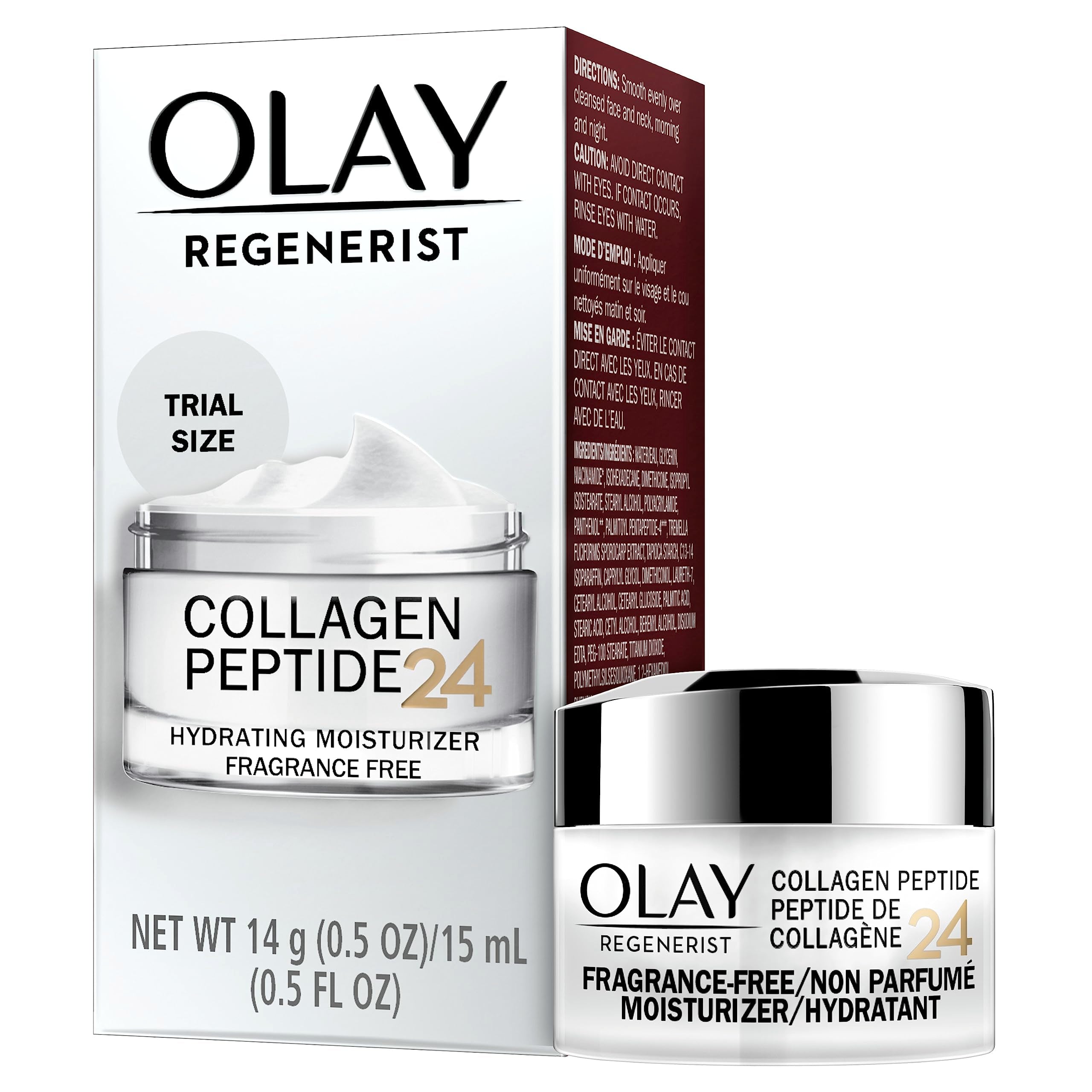 Hydratation sur 24 heures grâce à Collagen Peptide et B3+.