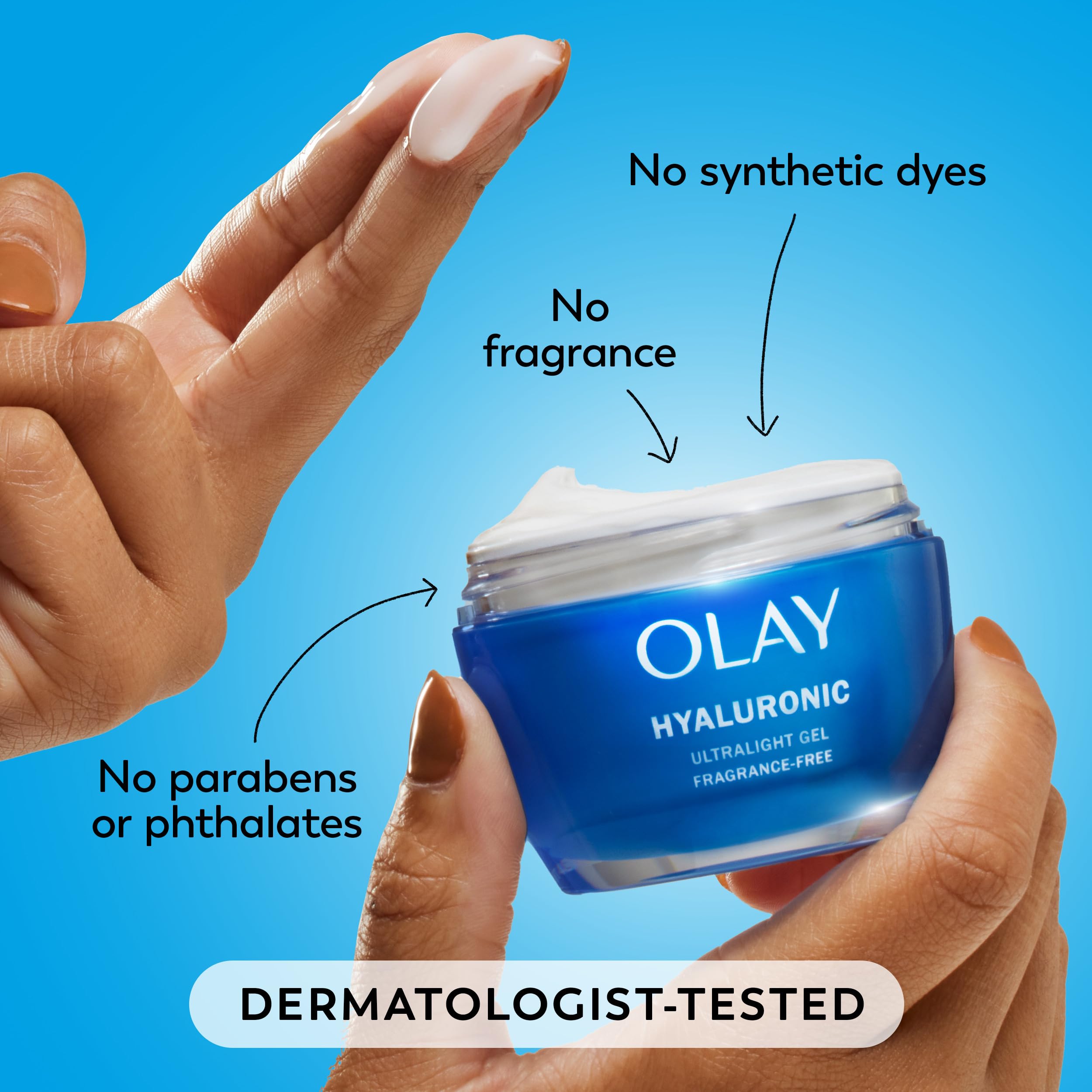Olay Regenerist Gel Hydratation 24h: maintien de l’hydratation toute la journée.