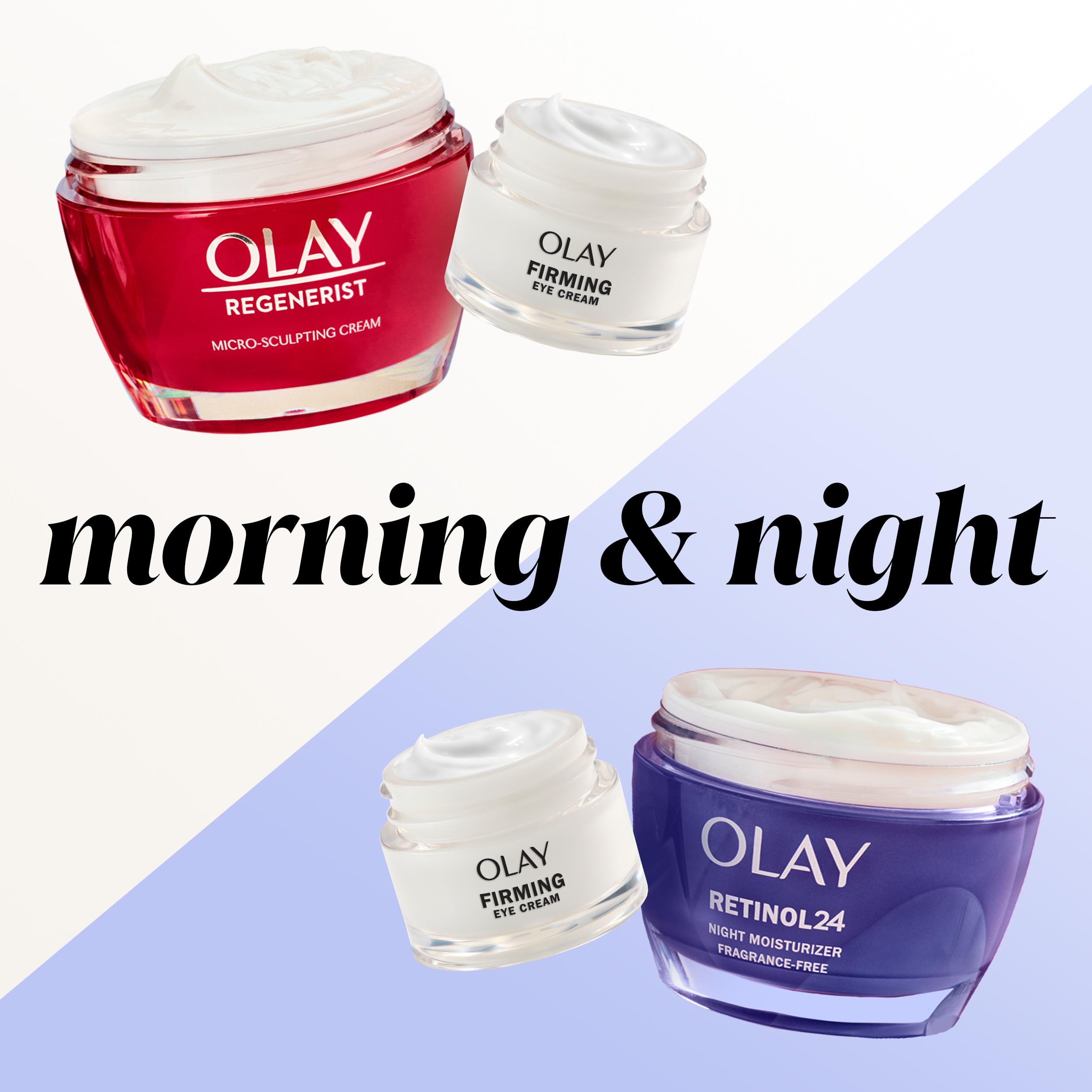 Ingrédients vitamine B3 dans la crème contour des yeux Olay.